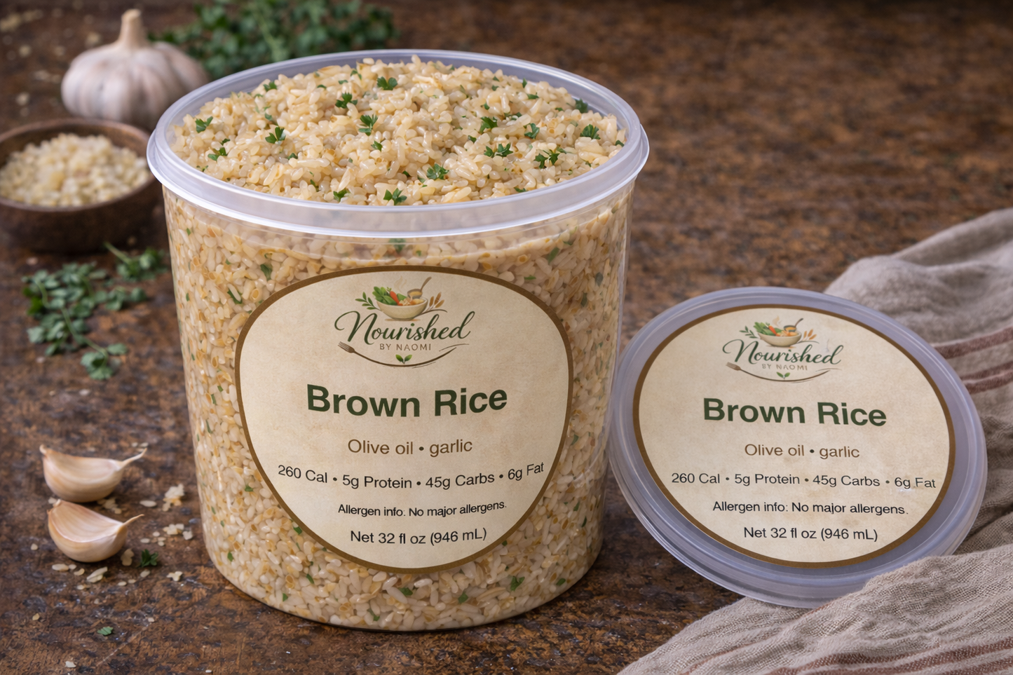 Seasoned Brown Rice