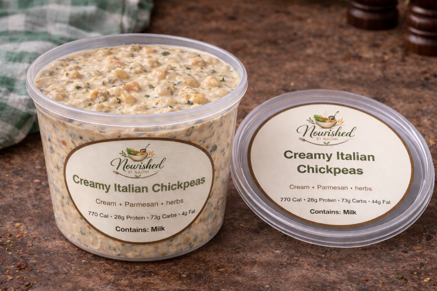 Creamy Italian Chickpeas