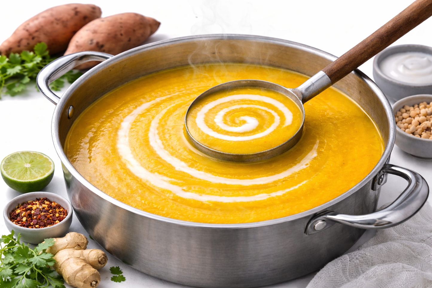 Sweet Potato Thai Soup