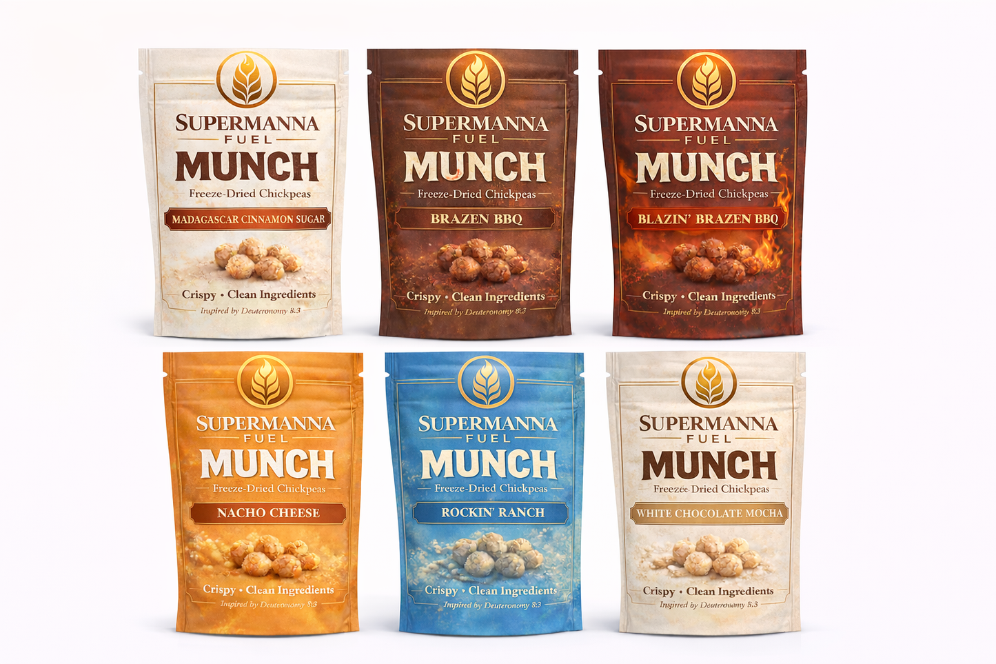 Supermanna Fuel Munch - Freeze Dried Chickpeas