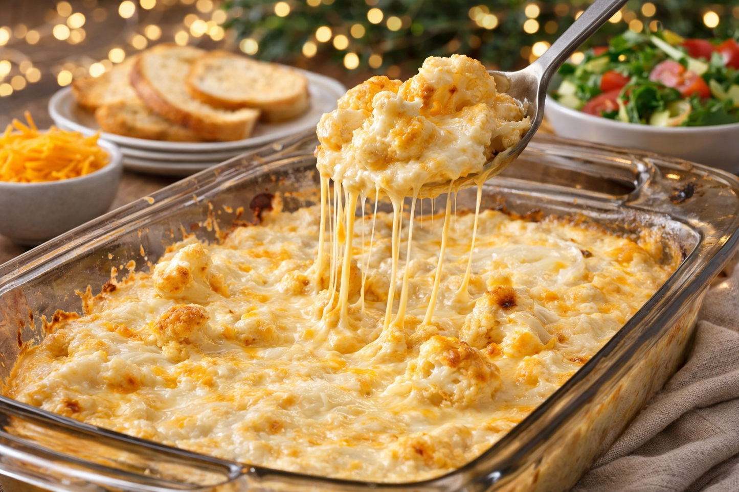 Cheesy Cauliflower Bake