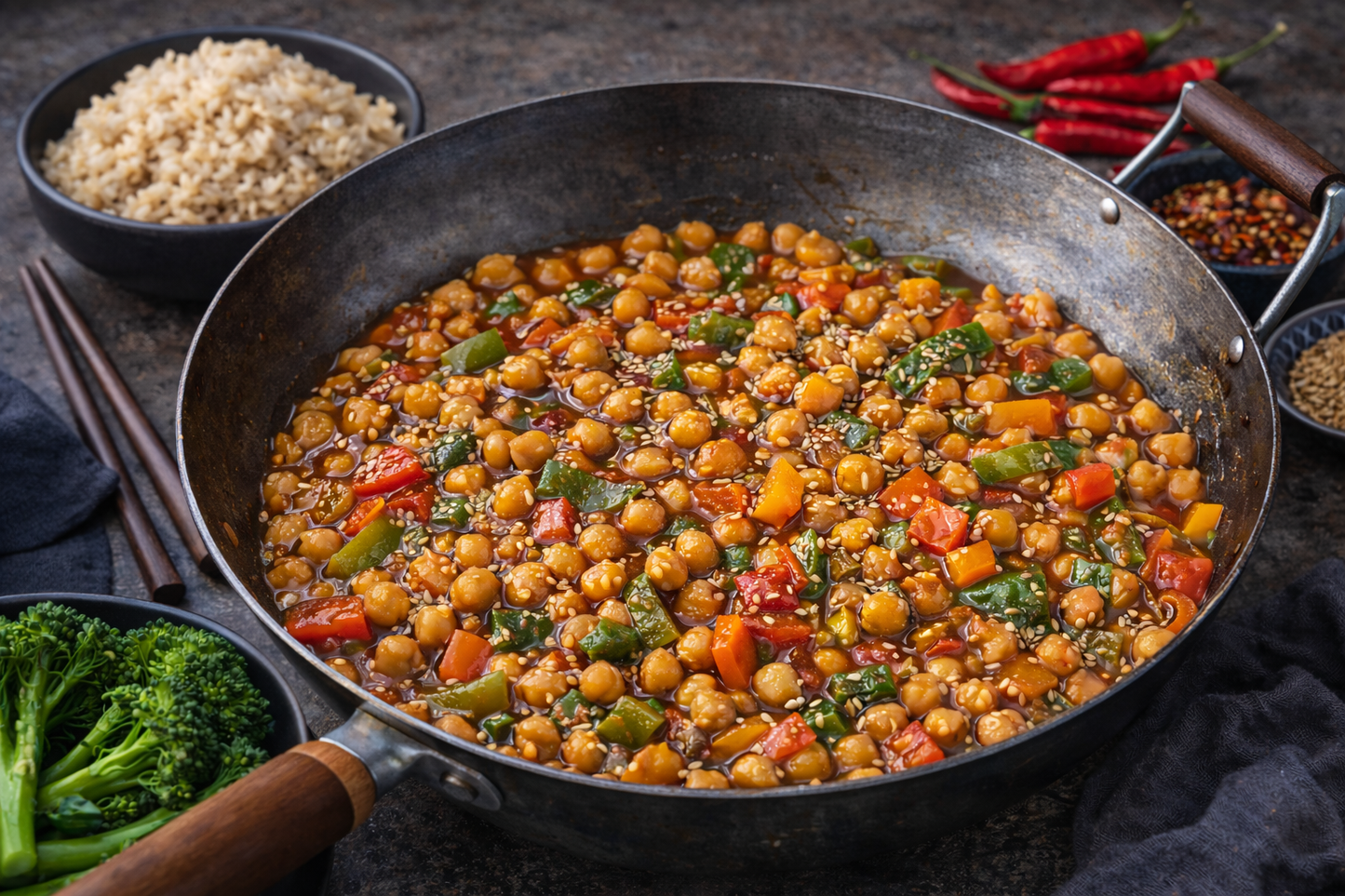 General Tao's Chickpeas