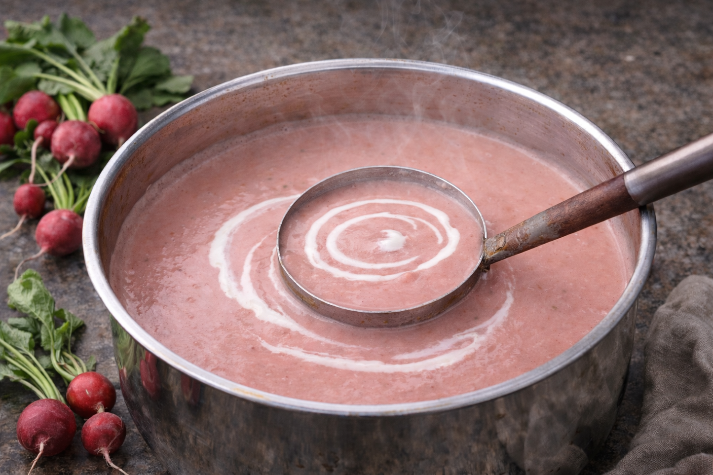 Radish Rice Soup
