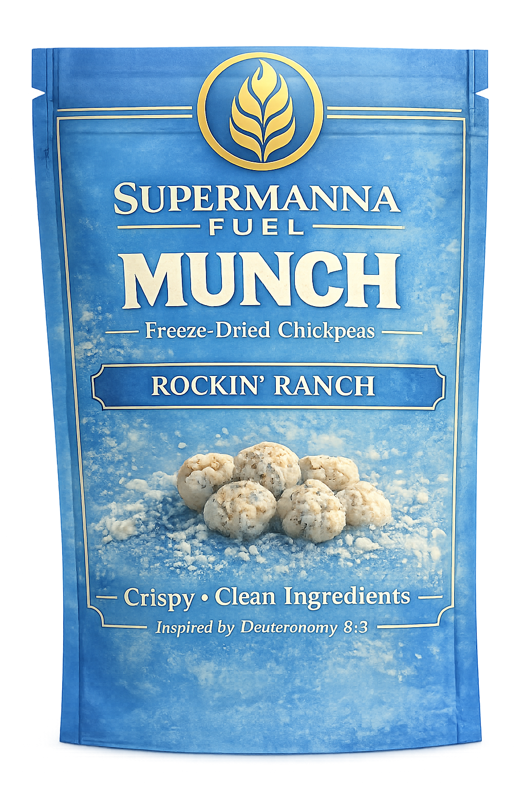 Supermanna Fuel Munch - Freeze Dried Chickpeas