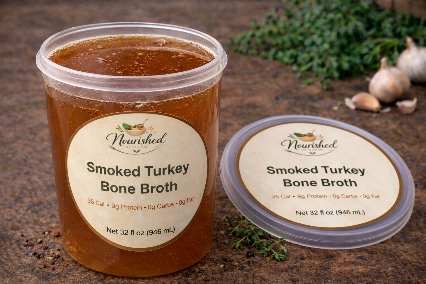 Smoked Turkey Bone Broth