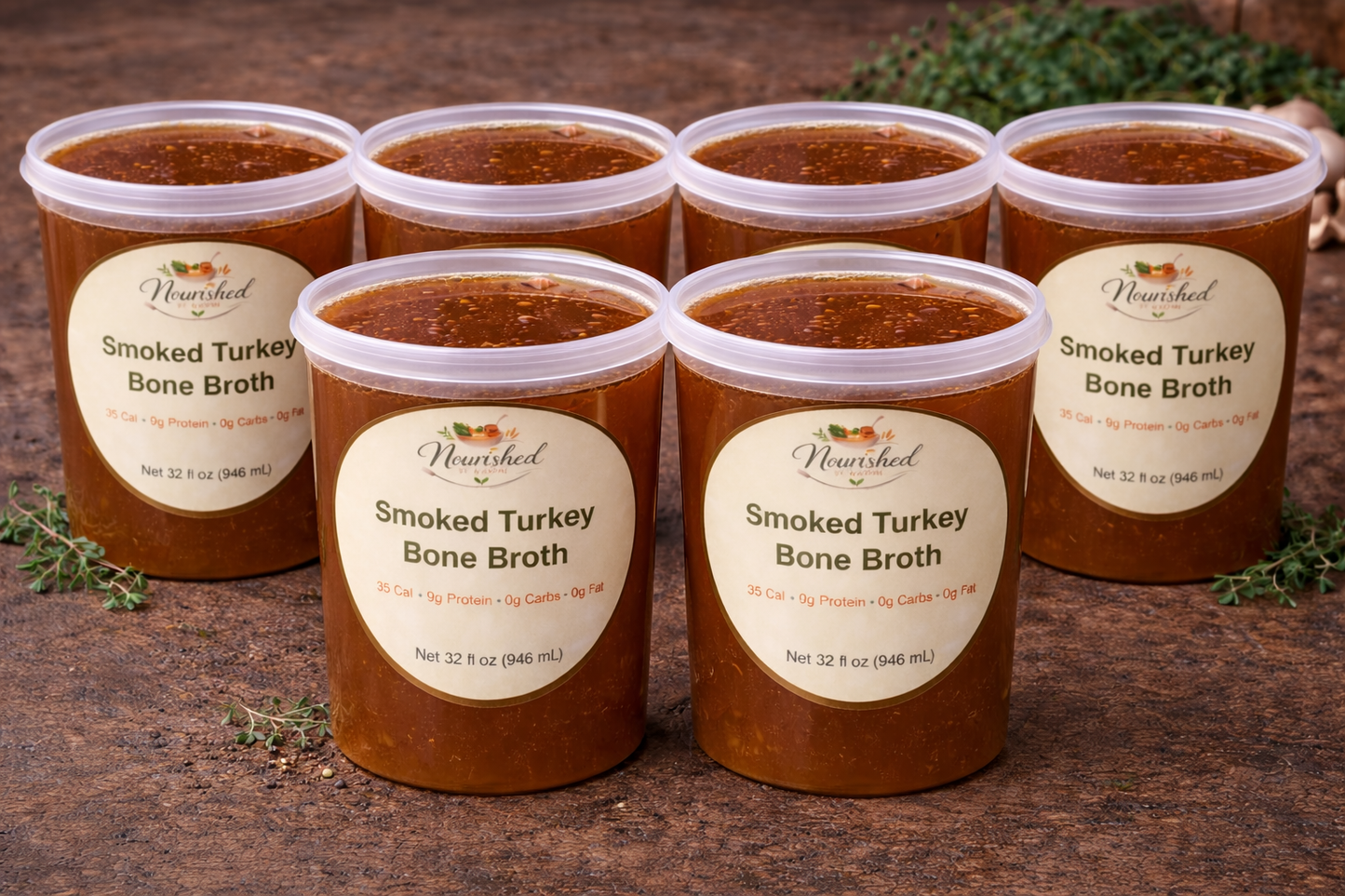 Smoked Turkey Bone Broth