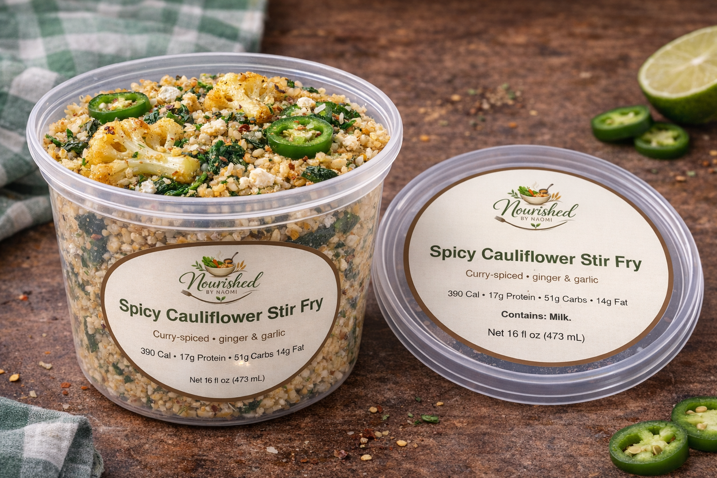 Spicy Cauliflower Stir Fry